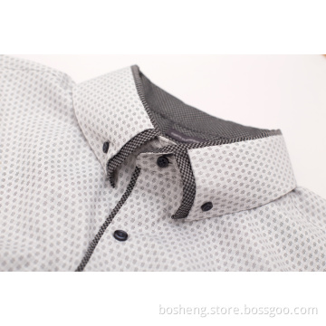 Hot Sale Elegant Dobby Dot Dress Shirt